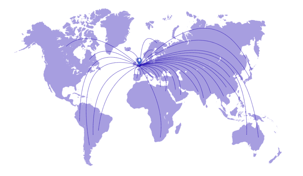 FTL map - global reach